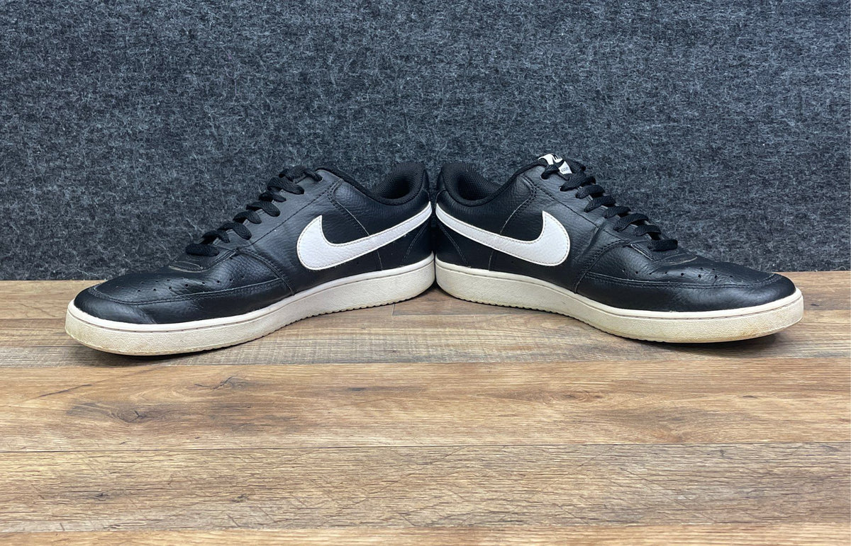 Nike Court Vision Low Black White Men's Sneakers Size 10.5