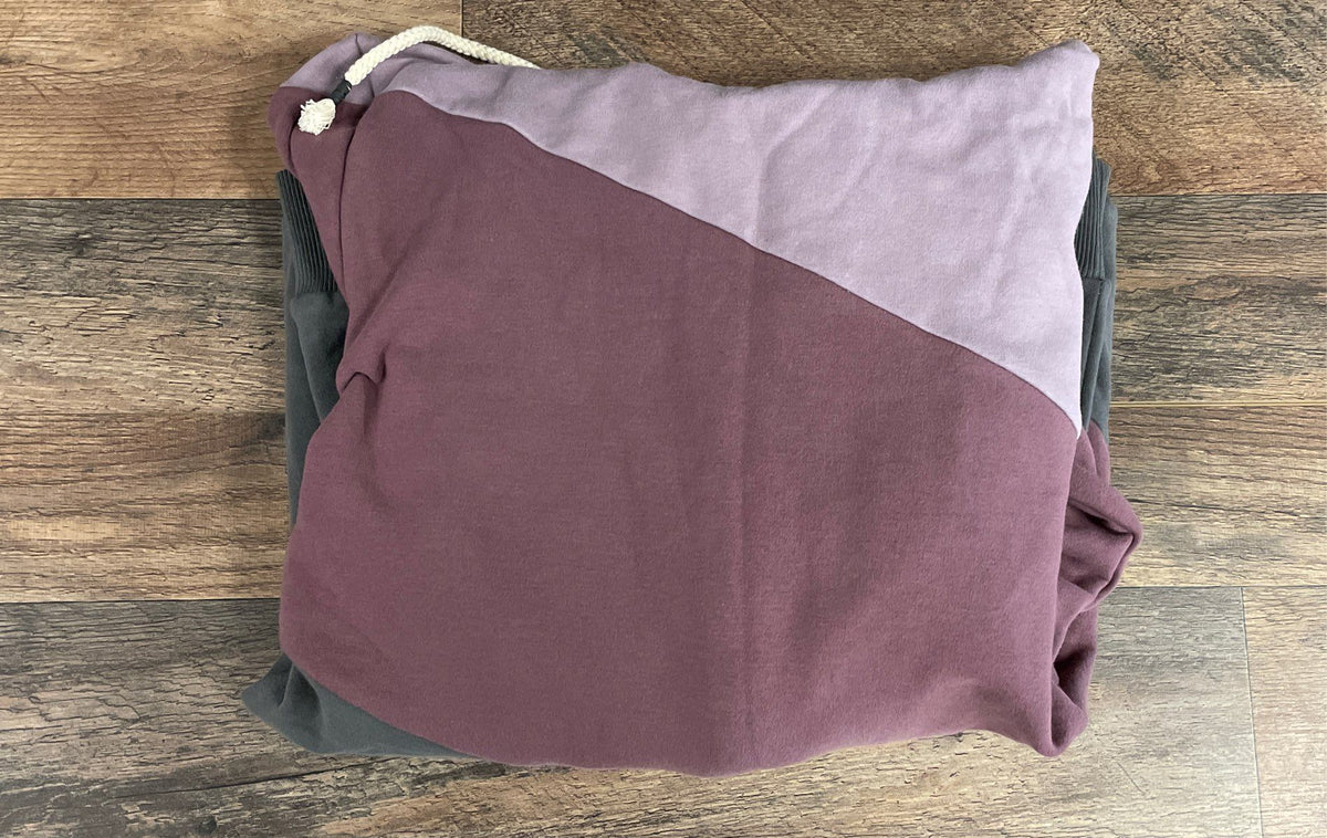 Ampersand Avenue Women's Past Curfew Colorblock Hoodie NWT Sz S