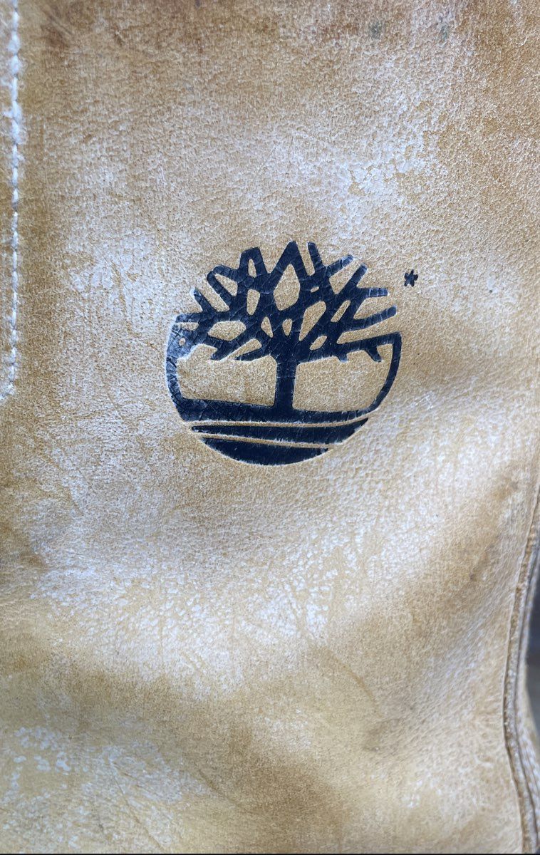 Timberland Vintage Snow Mobile Hunting Duck Boots Tan Leather Size 8