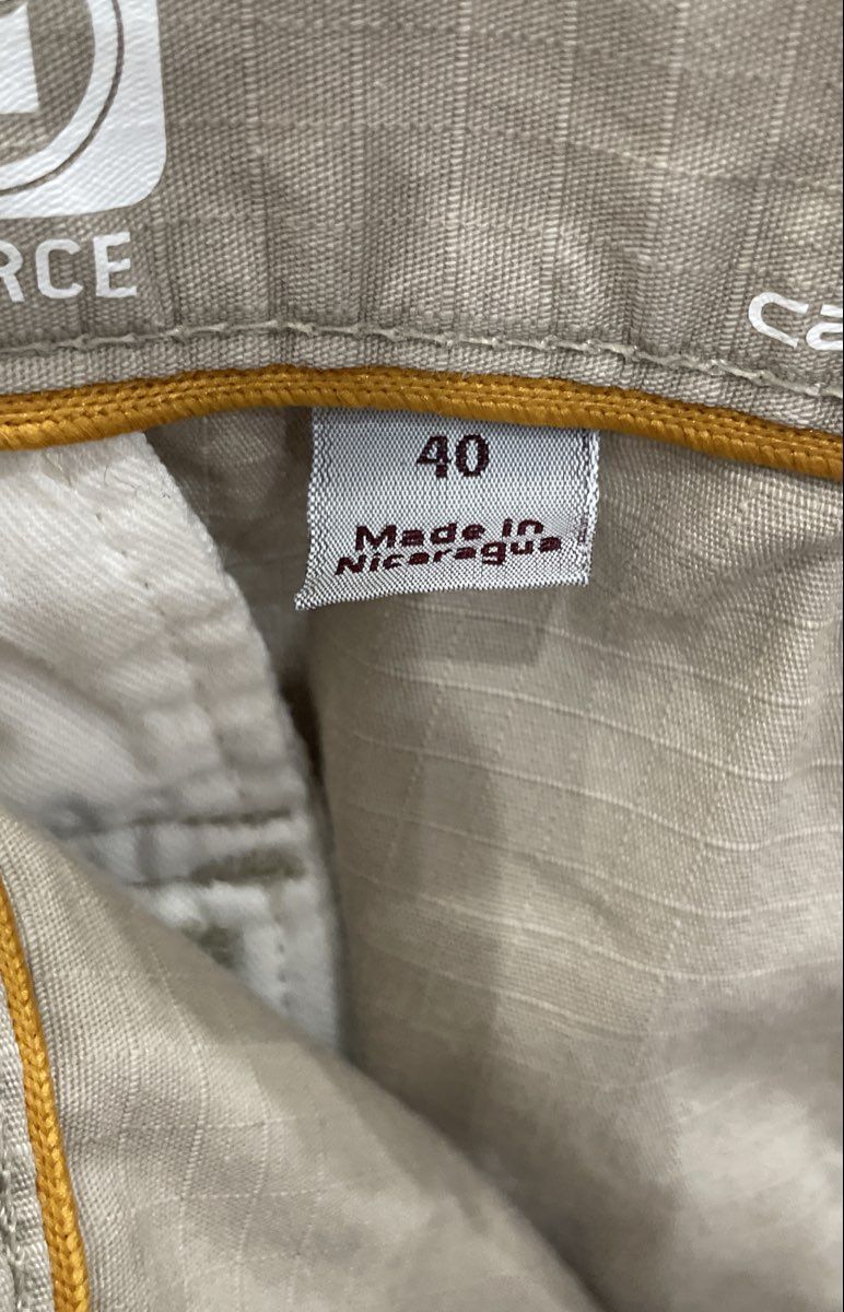 Carhartt Men's Tan Relaxed Fit Cotton Ripstop Cargo Utility Shorts Size 40