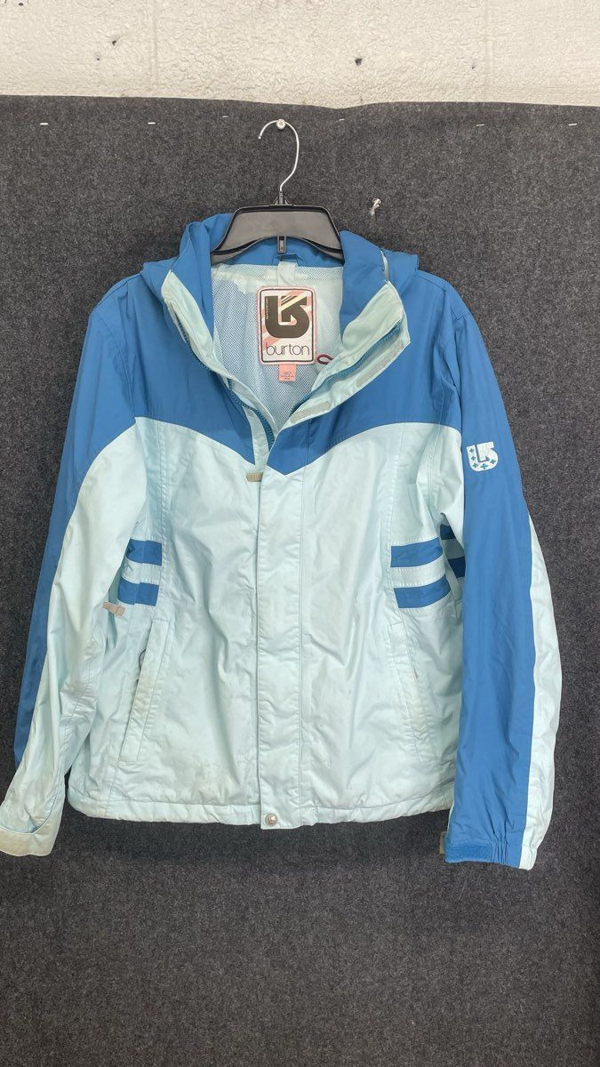 Burton Women's Blue Colorblock Snowboard Winter Jacket Active Lining System Sz L