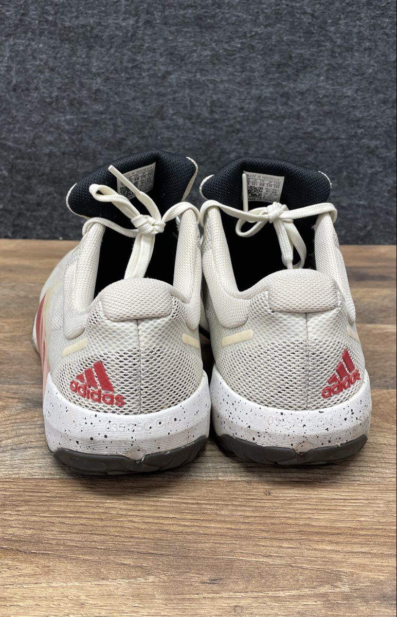 Adidas Dropset Training Off White Red Black Mens Sneakers Size 13