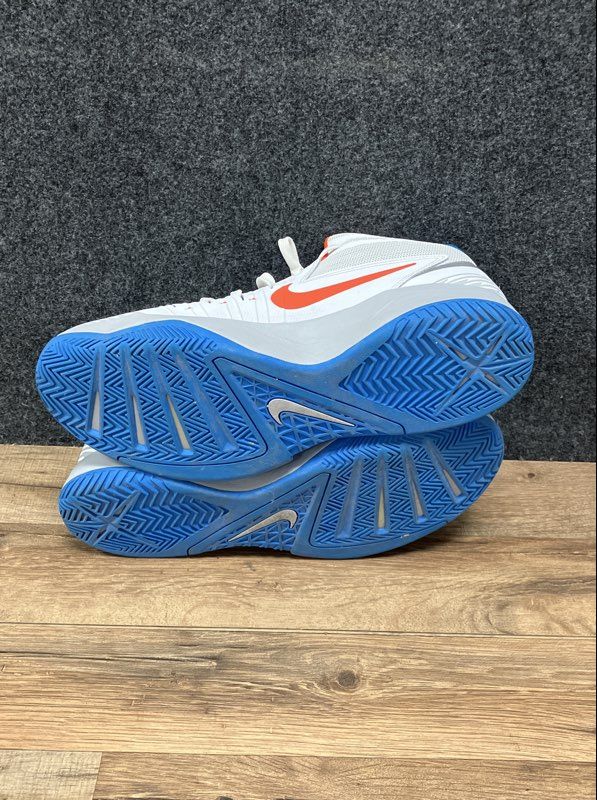 Nike Zoom Get Buckets White Team Orange Blue Basketball Shoes Size 13