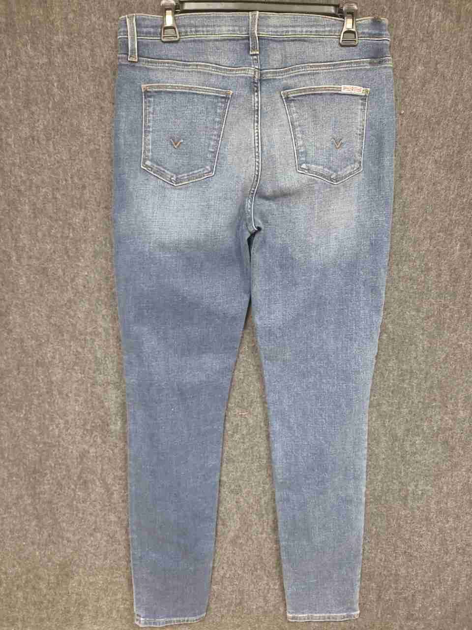 Hudson Women's Blair High-Rise Skinny Jeans Blue Medium Wash Sz 29
