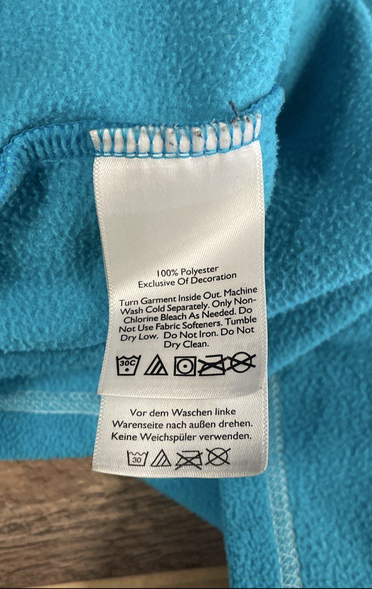 Eddie Bauer Women's Fleece Sweatshirt Teal Blue 1/4 Zip Mock Neck Sz 2XL