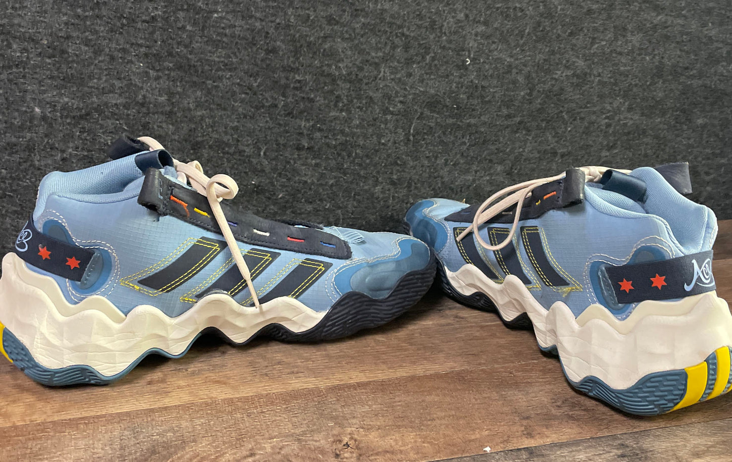 Adidas Exhibit B Mid Candace Parker Ace Ambient Sky Basketball Shoes Wmns 10