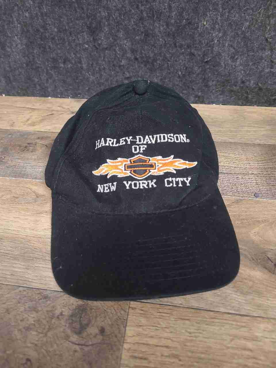 Lot of 2 Harley-Davidson Dealership Hats New York City & Wisconsin Caps OSFA