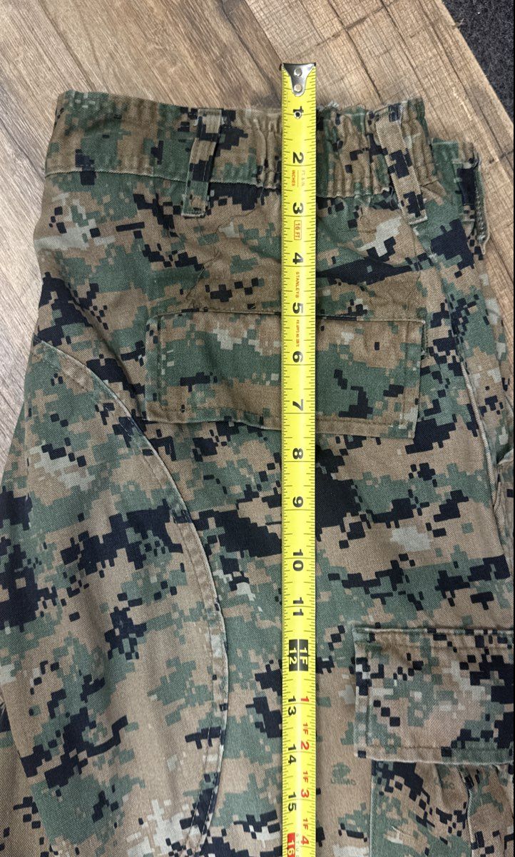 USMC Men's MARPAT Woodland Digital Camo MCCUU Combat Trousers Sz Large Regular