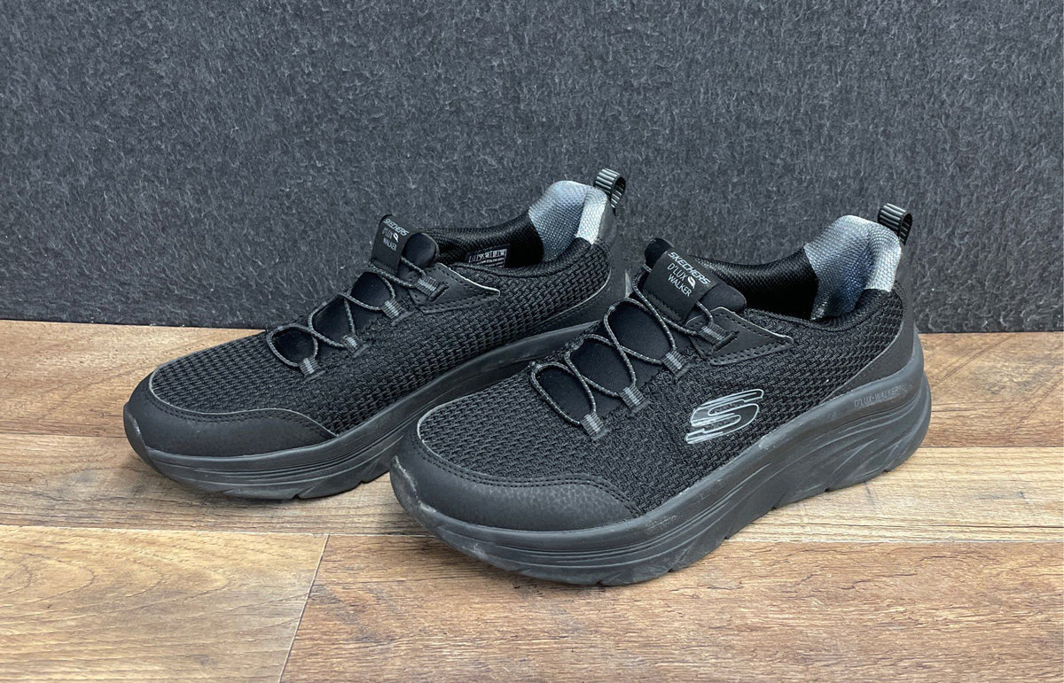Skechers D'Lux Walker Black 149004 Women's Walking Shoes Size 10