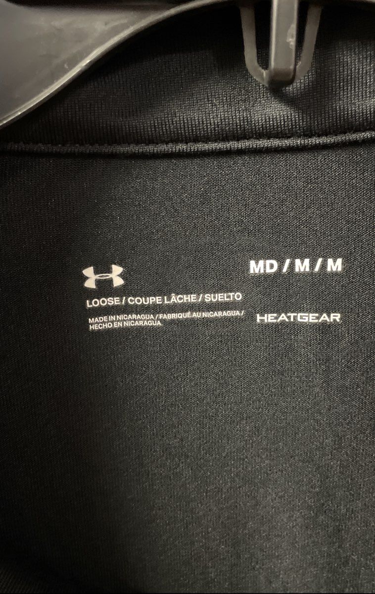 Under Armour Women's Black Full Zip HeatGear Mock Neck Work Out Jacket Sz M NWT