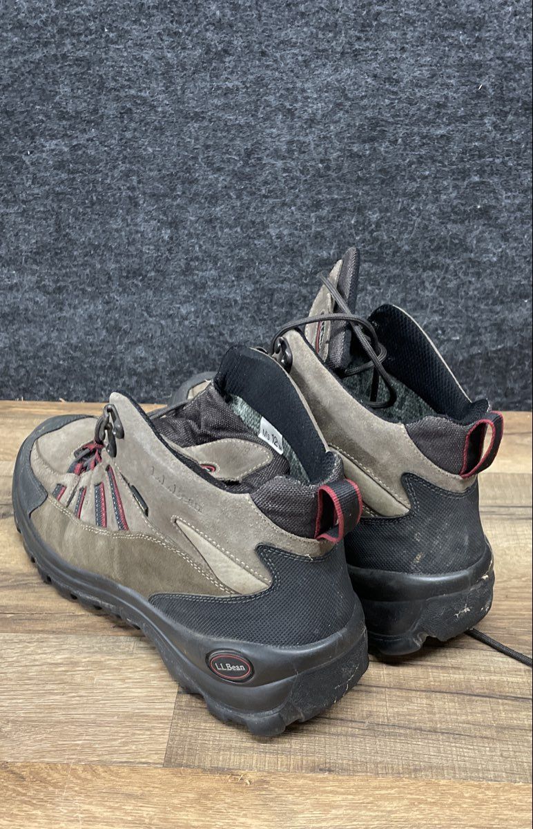 LL Bean Waterproof Hiking Boots Grey Men's Size 12 M