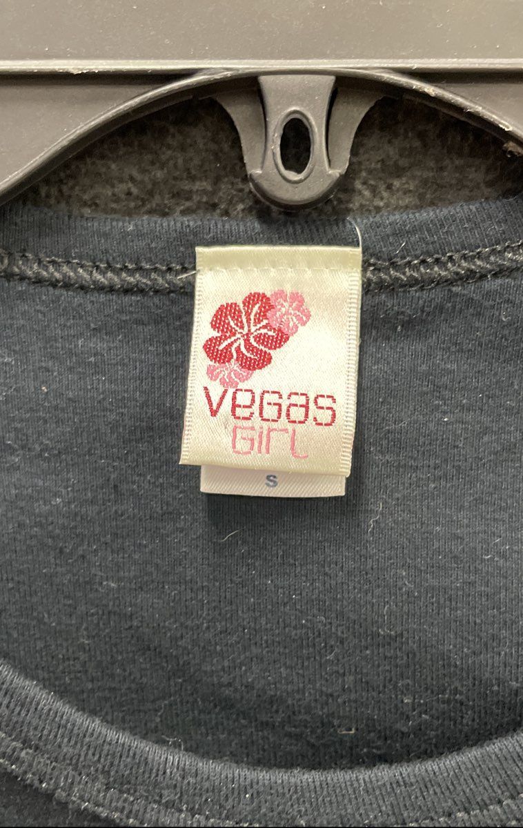 Vintage 2000s Las Vegas Vegas Girl Star Graphic T-Shirt Double Stitch Sz S