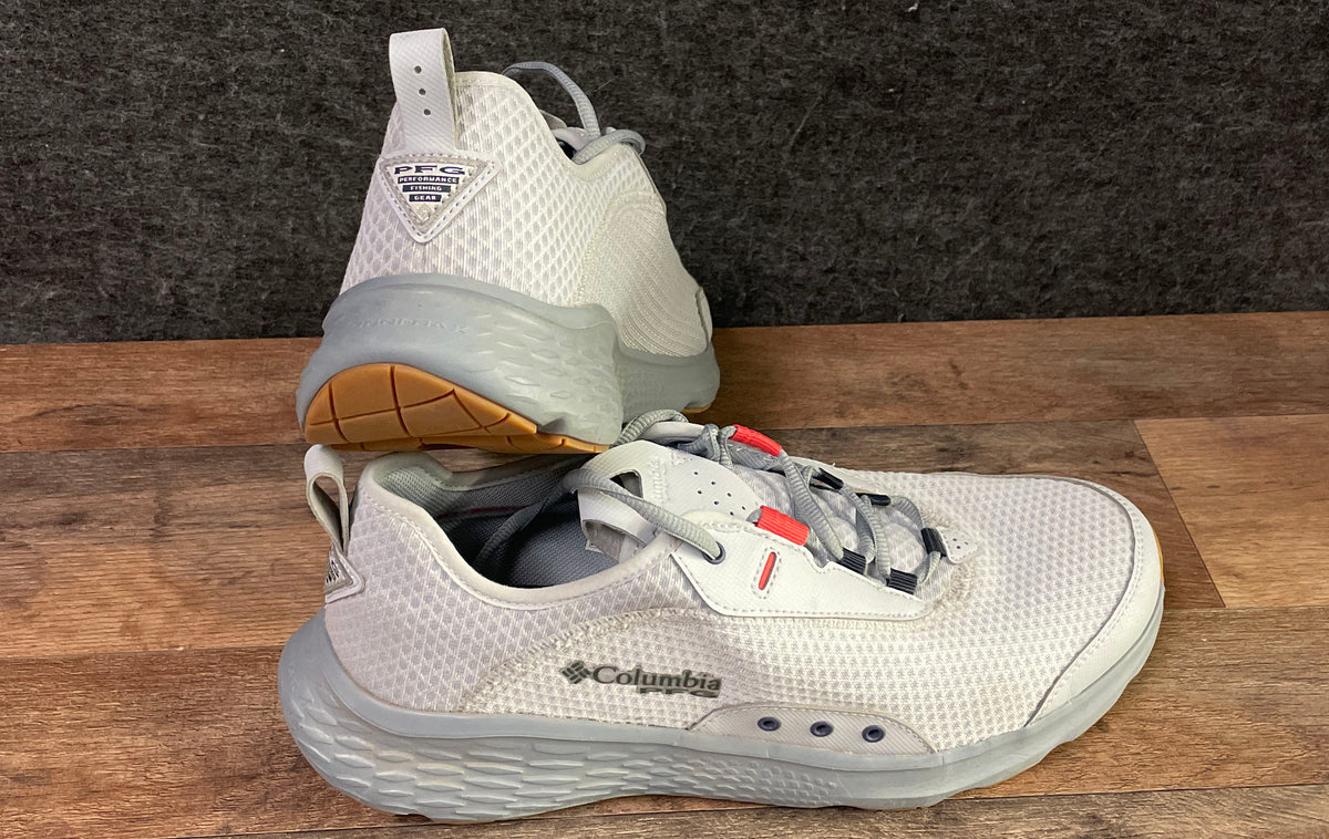 Columbia PFG Slack Tide Lace Omni-Max Grey Fishing Sneakers Men's Size 11.5W