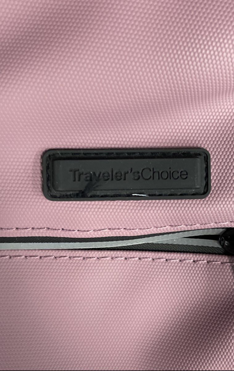 Traveler's Choice Pink Modern Laptop Commuter Backpack Bag Padded Straps
