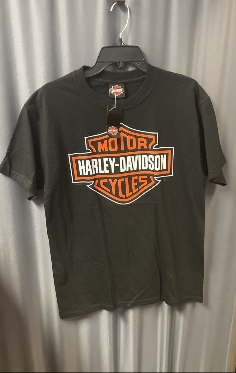 Harley-Davidson Quantico VA Military Carrier Logo T-Shirt NWT Black Sz M