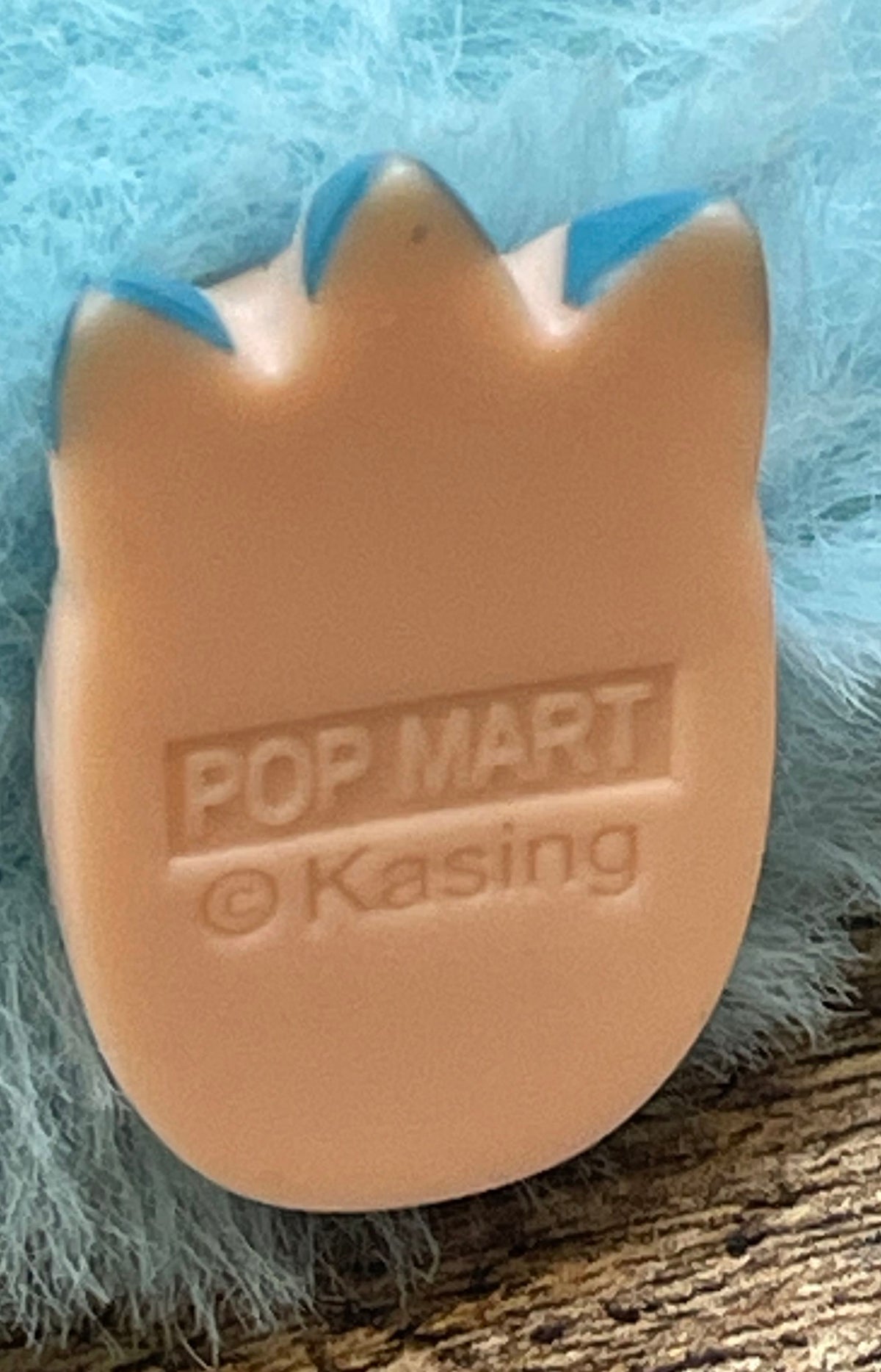 Pop Mart Labubu The Monsters Plush Pendant Blue Vinyl Face Figure Keychain