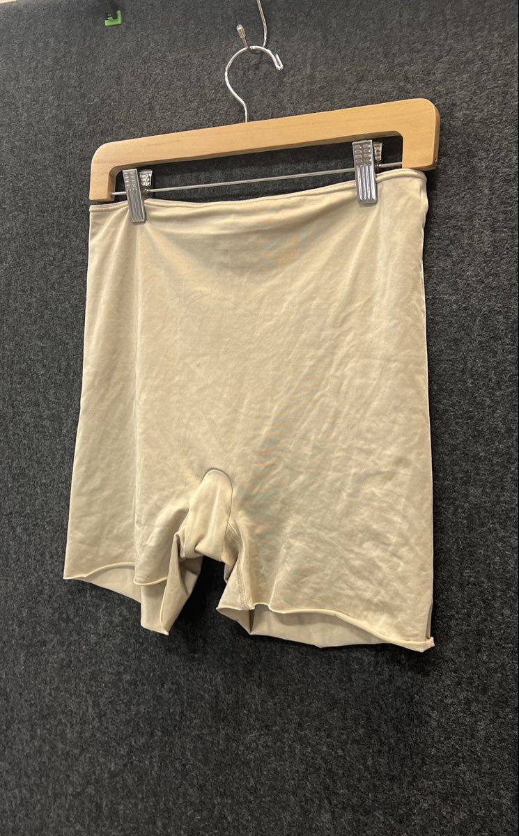 Spanx Women's Tummy Control Shapewear Mid-Thigh Shorts Beige Nude Sz XL