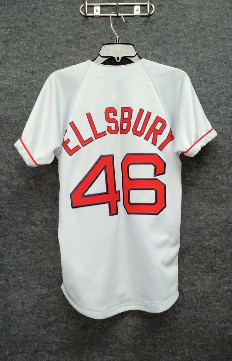 Majestic Men's Boston Red Sox Ellsbury #46 Authentic Jersey Gray L