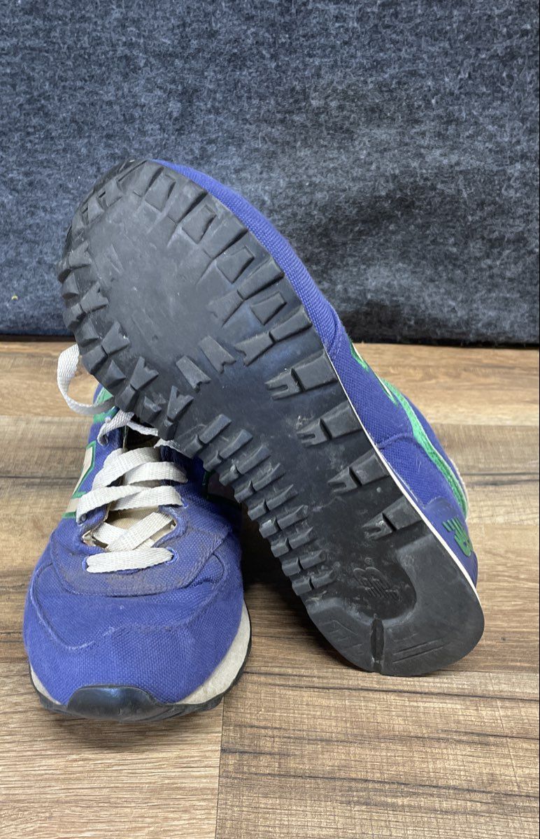 New Balance 574 Classic Blue Green Lifestyle Sneakers Women's Size 7