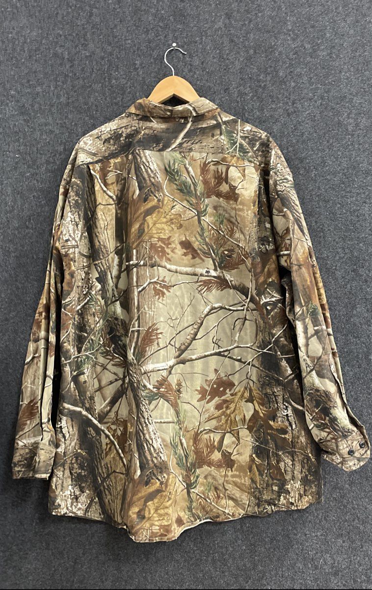 RedHead Men's Realtree AP Camo Long Sleeve Button Down Hunting Shirt Size 3XL