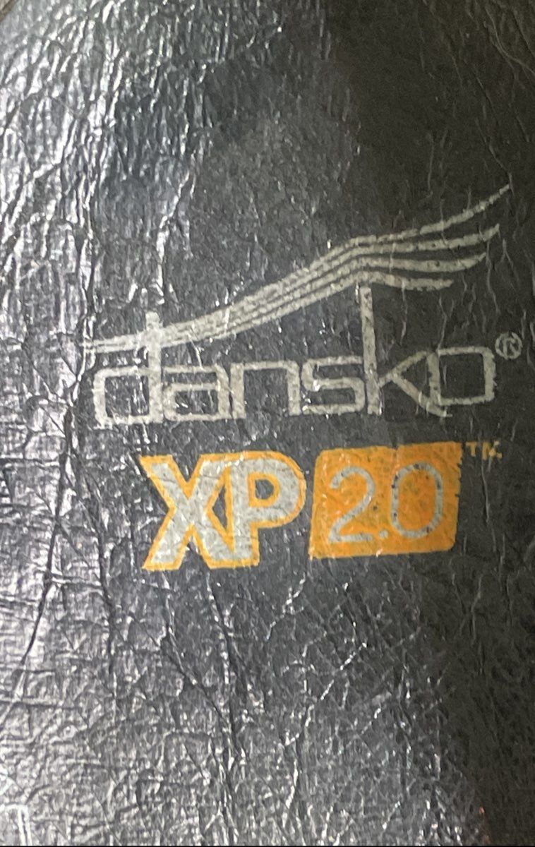 Dansko XP 2.0 Black Tooled Embossed Leather Clogs Comfort Shoes Size EU 38