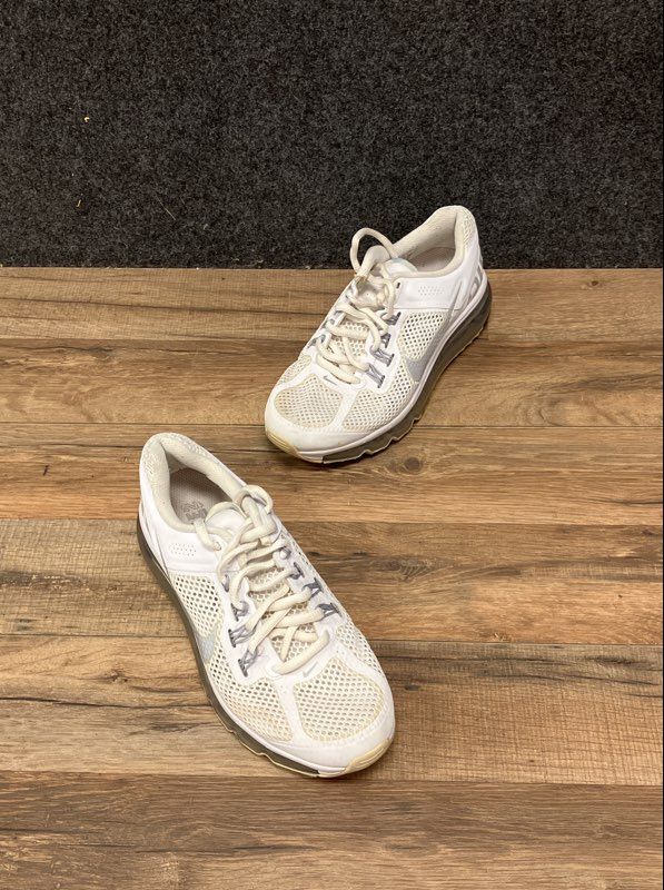 Nike Air Max+ 2012 White Pure Platinum Running Shoes Women's Size 6.5