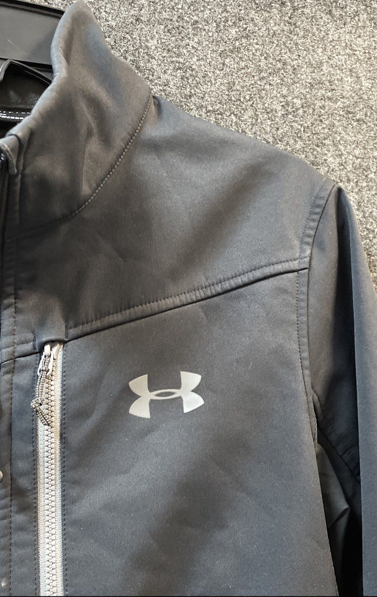 Under Armour Men's Black ColdGear Infrared Storm Fitted Full Zip Jacket Sz S