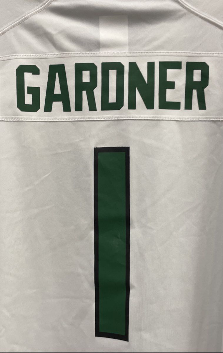 Nike New York Jets Ahmad Sauce Gardner #1 Jersey White On Field Sz XXL NWT