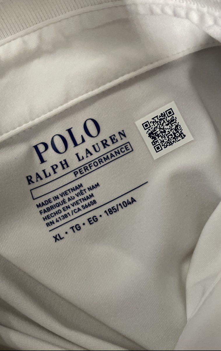 Polo Ralph Lauren Men's White Performance Short Sleeve Polo Shirt Sz XL