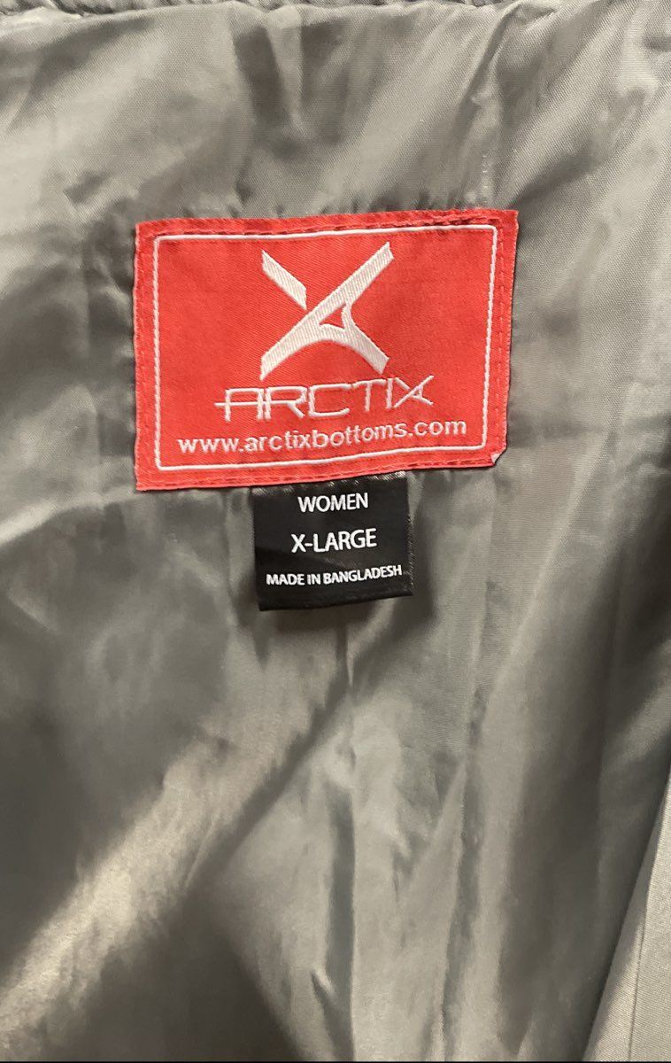 Arctix Women's Black Insulated Winter Ski Snow Bib Overalls Style 1450 Sz XL