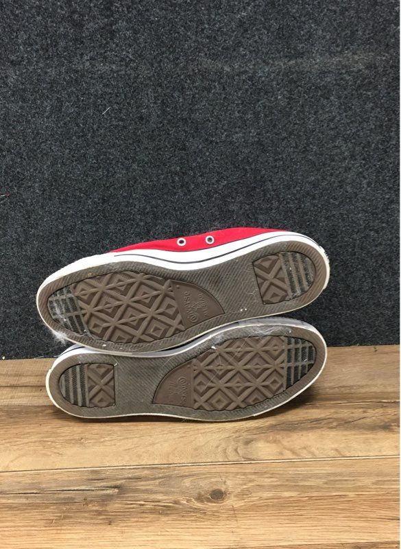 Converse Chuck Taylor All Star Hi Red Canvas High Top Sneakers Men 8 Women 10