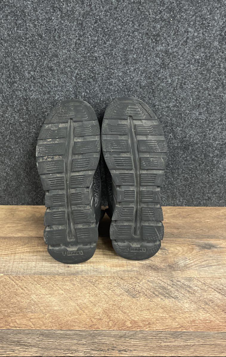 Suadex Black Grey Indestructible Steel Toe Safety Work Shoes Sneaker Size EU 40