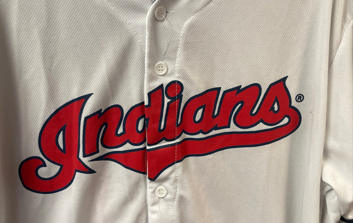 Match-Up Cleveland Indians Edwin Encarnacion #10 SGA Baseball Jersey White Sz XL