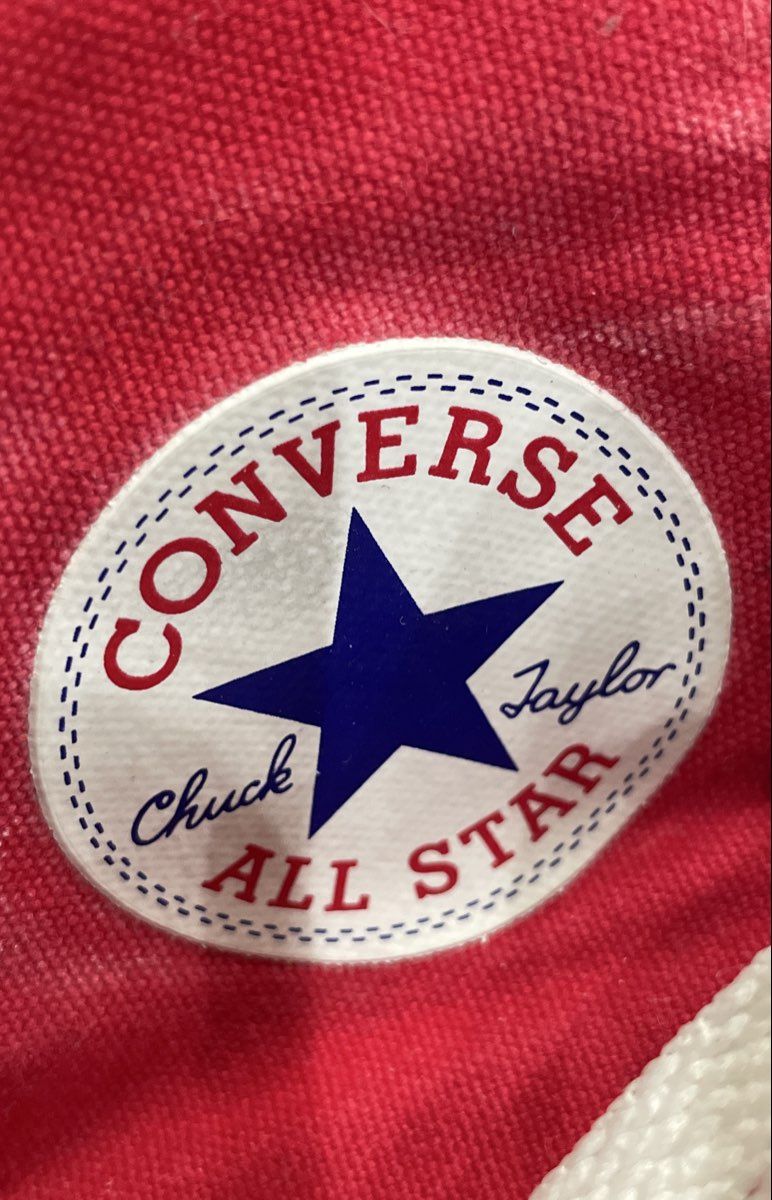Converse Chuck Taylor All Star Red Canvas High Top Sneakers Men's Size 9.5
