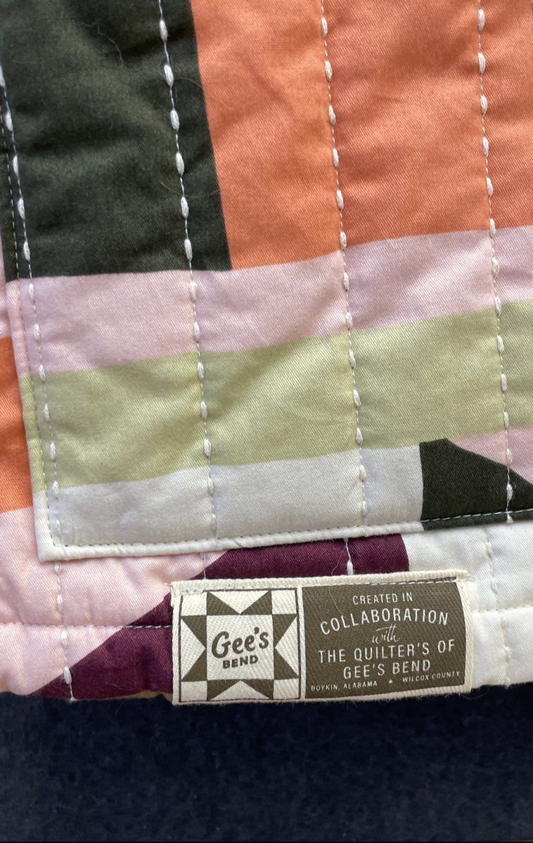 Target Women's Gee's Bend Quilted Jacket Multicolor Patchwork Black History XS