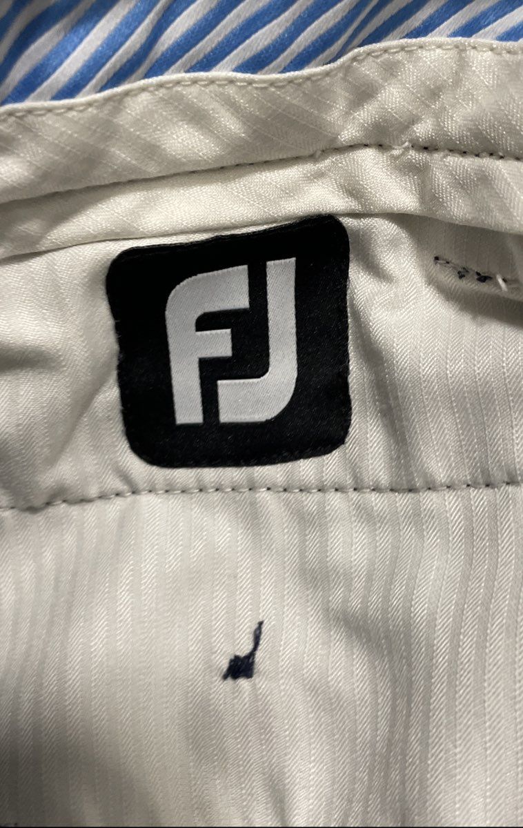FootJoy Men's Navy Blue Pleated Front Performance Golf Shorts Sz 38