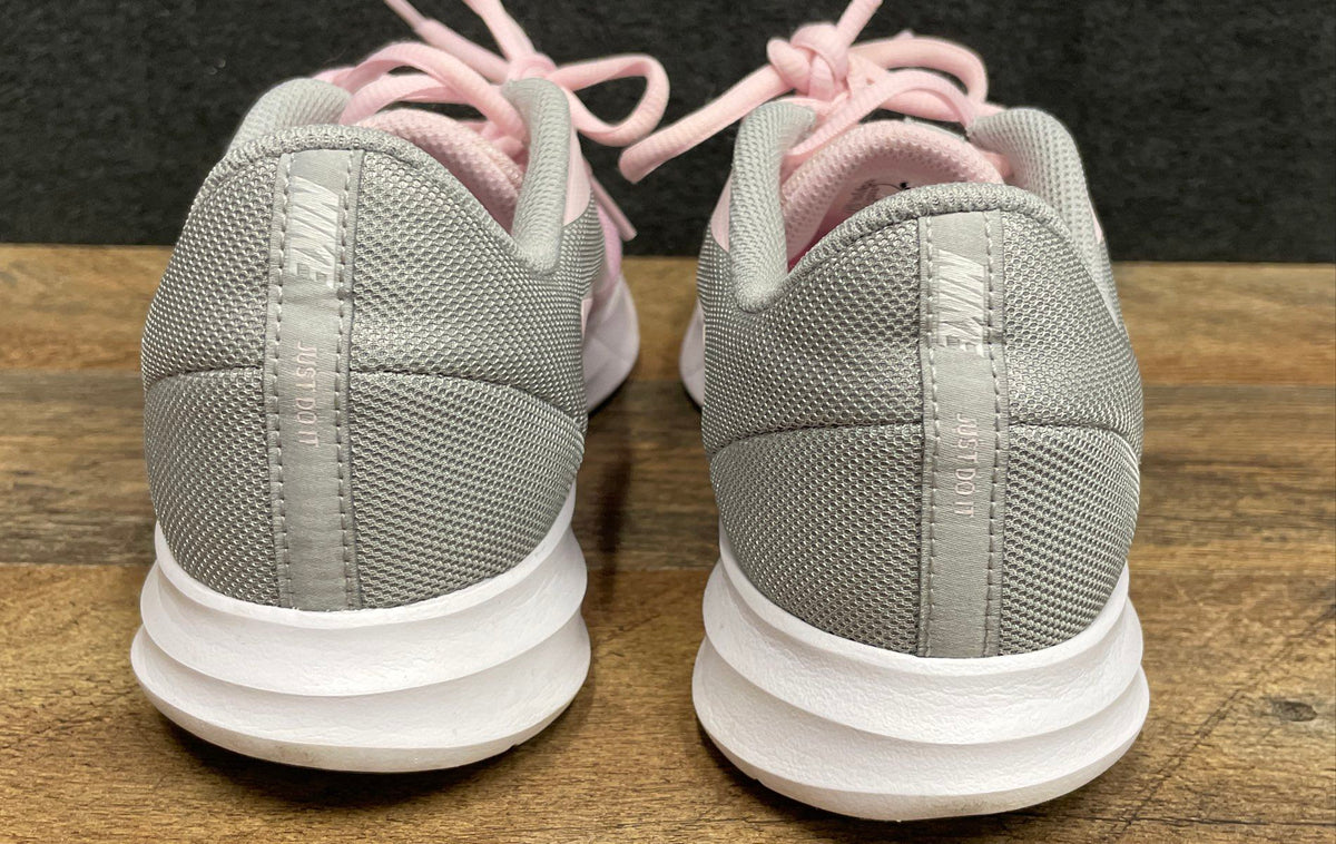 Nike Downshift 9 Pink White Grey Youth Running Shoes Size 7Y