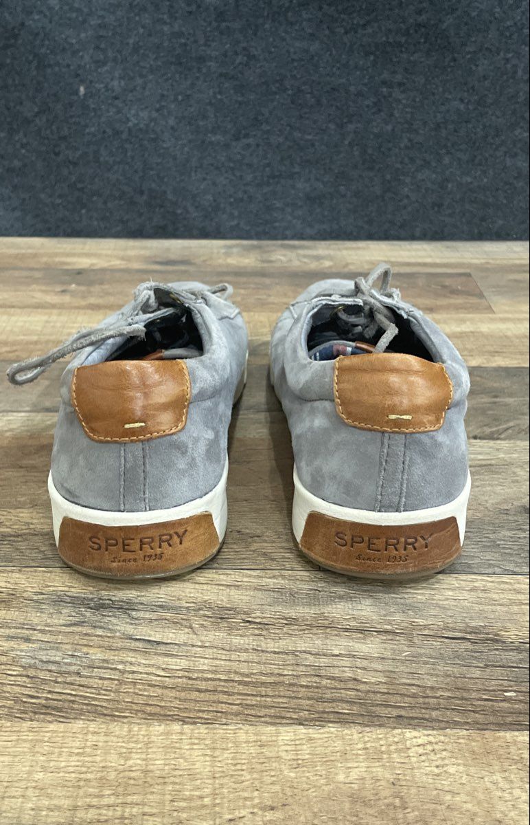 Sperry Anchor Pluswave LTT Grey Suede Sneakers Women's Size 10