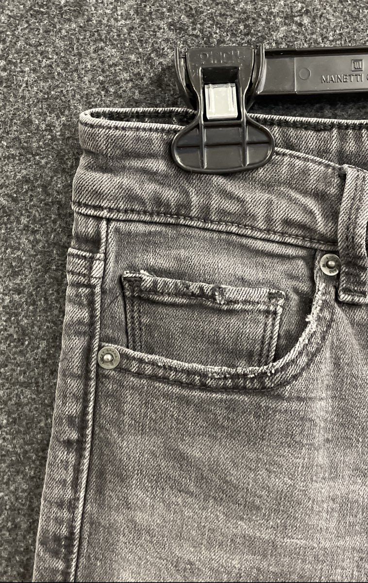 Lucky Brand Women's Bridgette Skinny Jeans Grey High Rise Distressed Sz 6/28