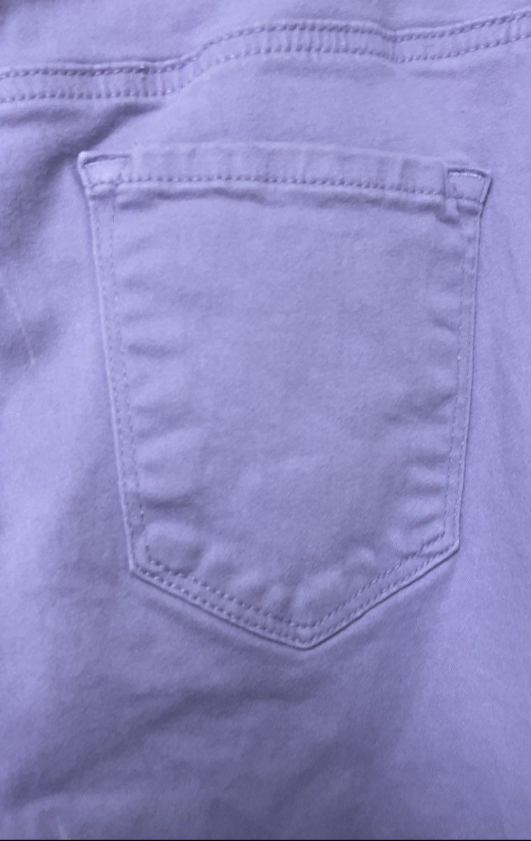 Gloria Vanderbilt Women's Amanda Slimming Stretch Lilac Cropped Jeans Size 10