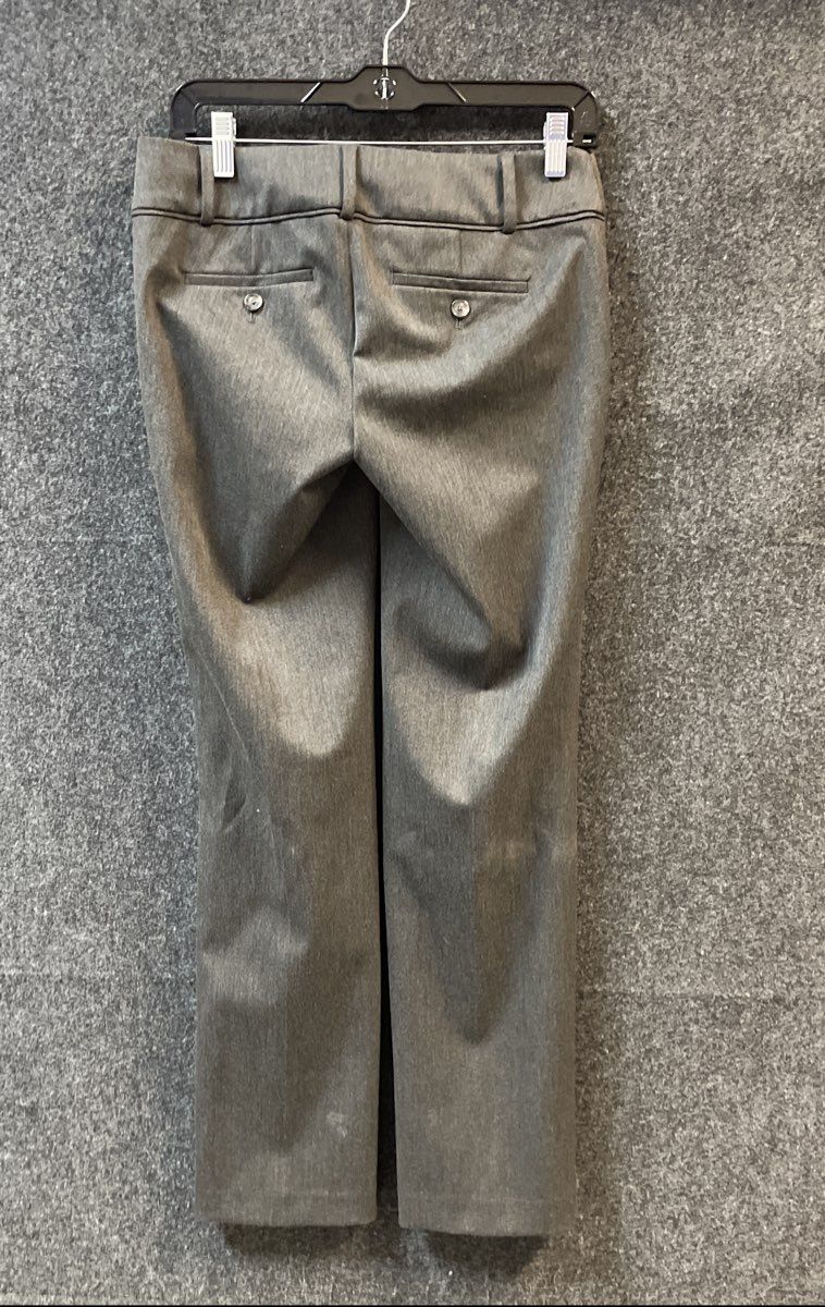 Ann Taylor LOFT Women's Gray Marisa Straight Leg Dress Pants NWT Sz 00