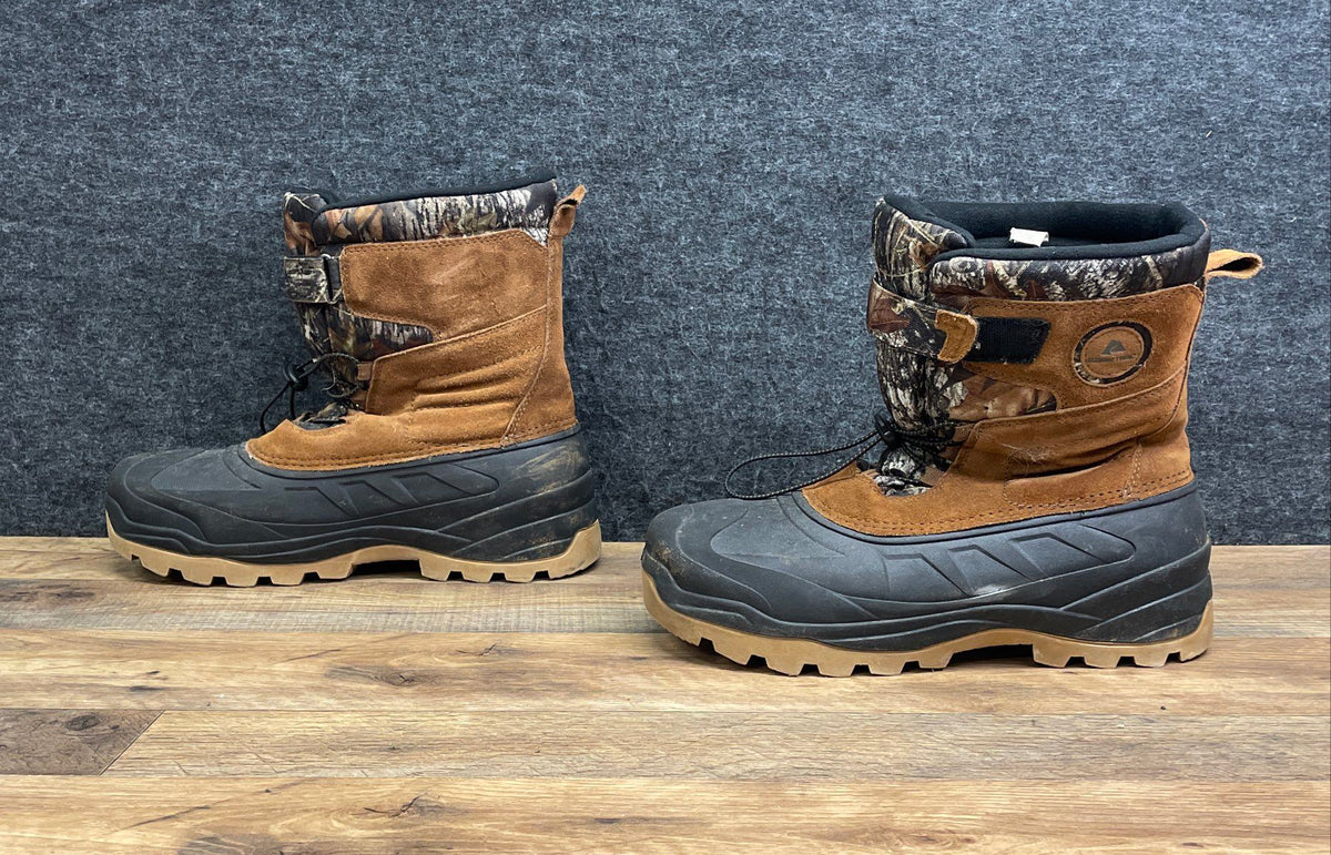 Ozark Trail Camo 3M Thinsulate 200g Snow Hunting Duck Boots Men's Size 12