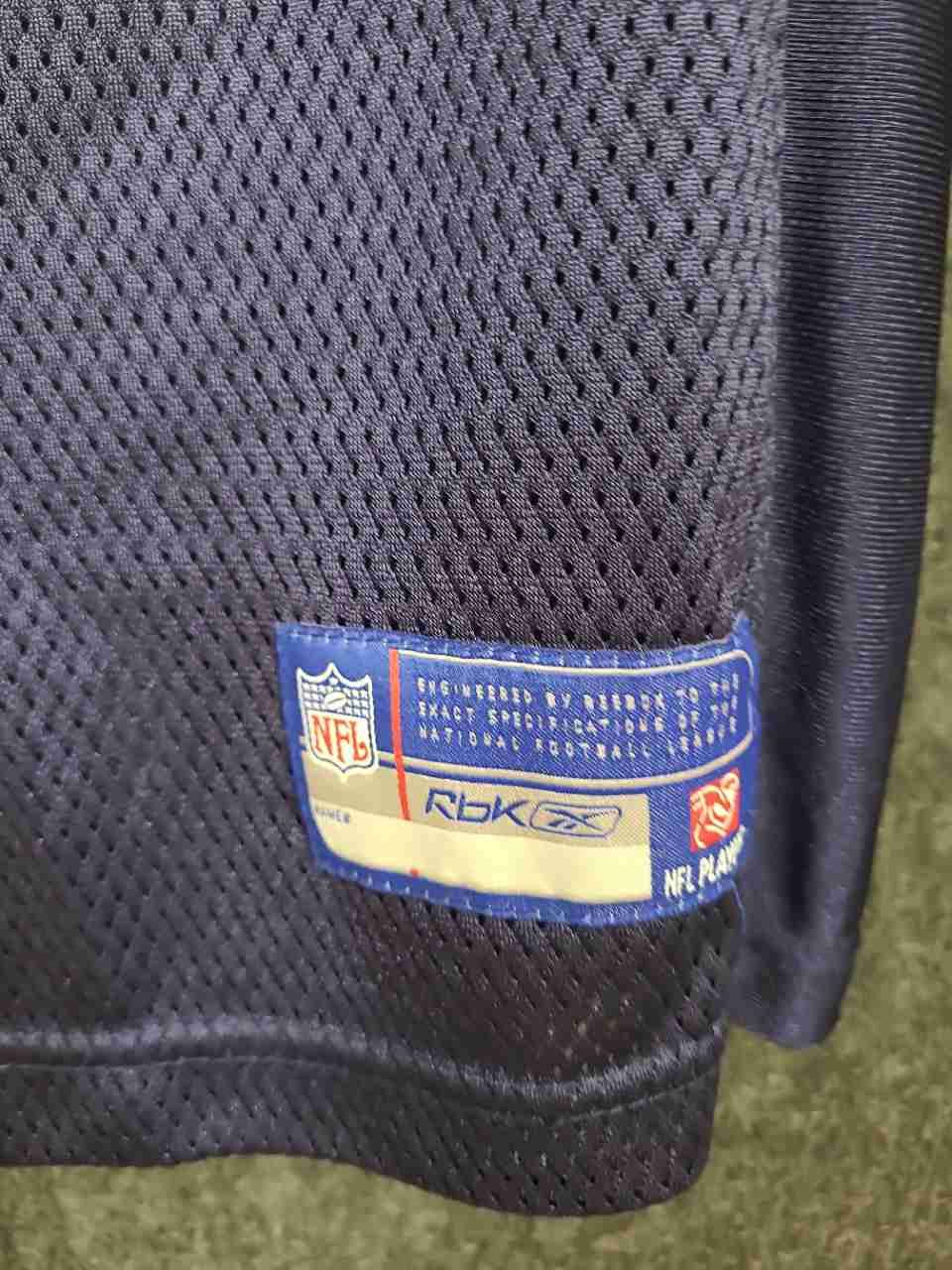 Reebok Men's Dallas Cowboys Terrell Owens 81 NFL Jersey Navy Blue Sz L