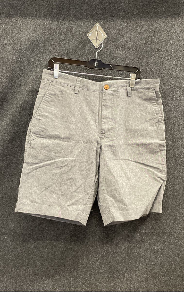 J. Crew Men's Rivington Grey Chambray 11" Inseam Shorts Sz 34 NWT