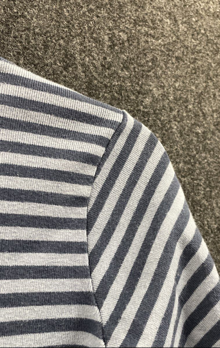 Brandy Melville Blue Striped Long Sleeve Shirt Women's Size Small