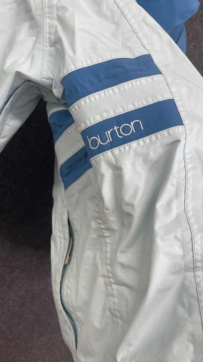 Burton Women's Blue Colorblock Snowboard Winter Jacket Active Lining System Sz L