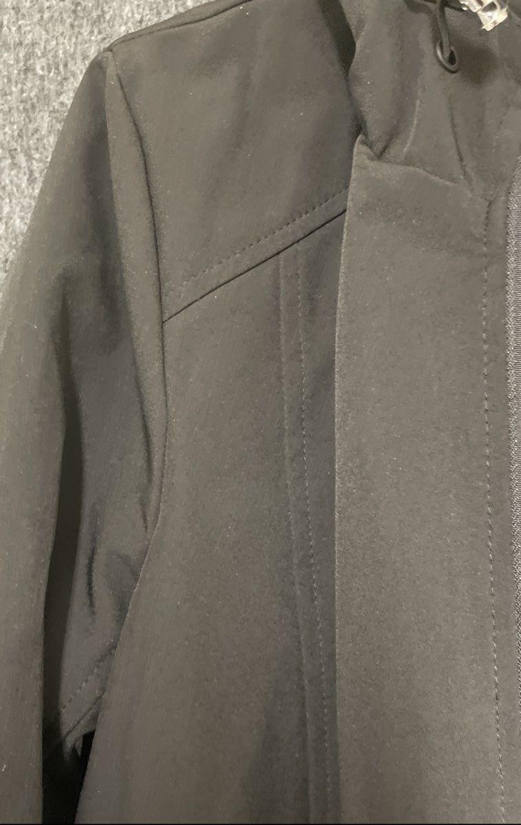 Calvin Klein Women's Black Softshell Hooded Jacket Faux Fur Lined Stretch XS