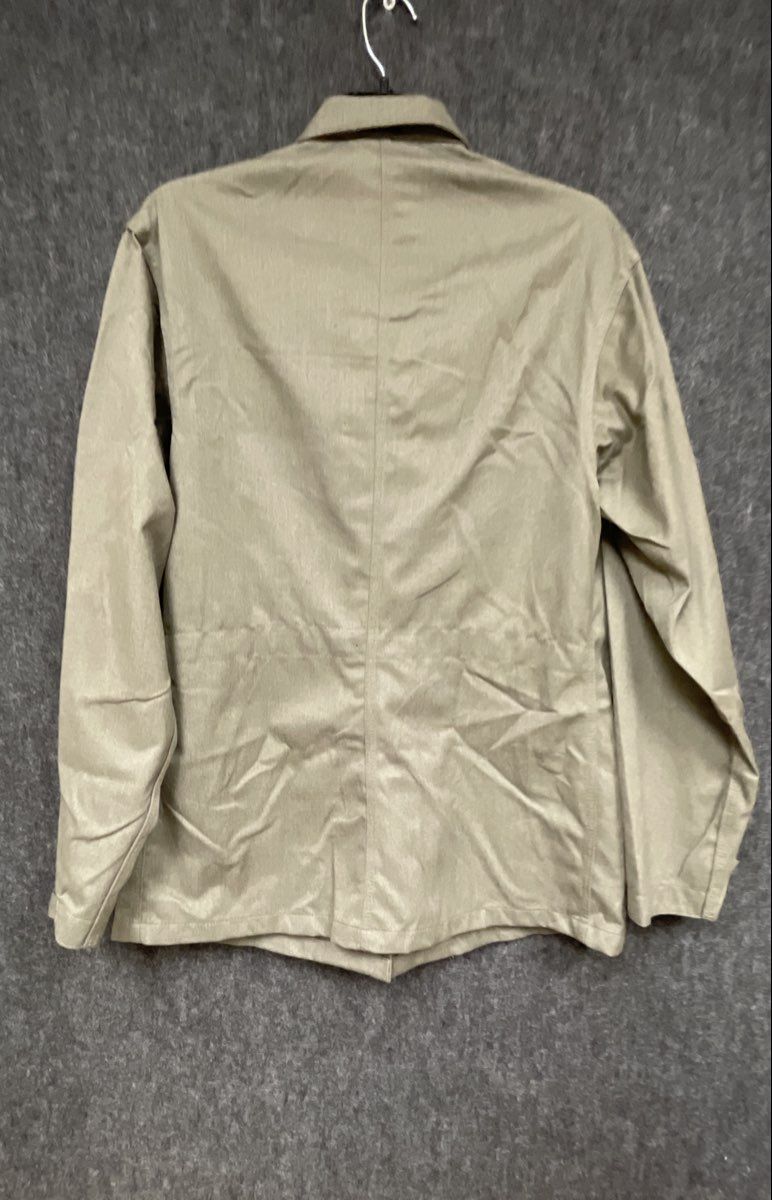 Vintage 80s East German NVA Steingrau Field Shirt Summer Blouse Jacket Sz m44