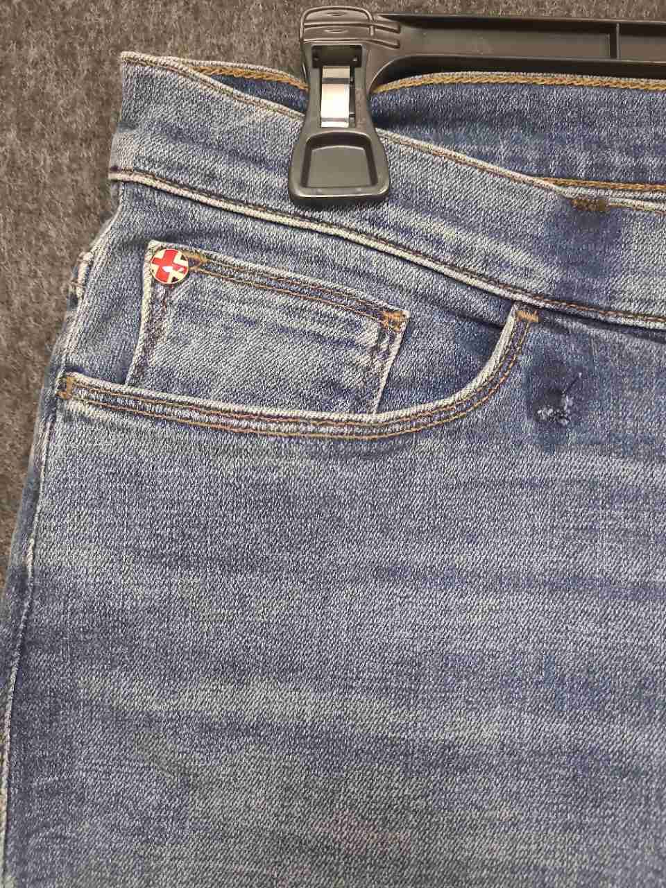 Hudson Women's Blair High-Rise Skinny Jeans Blue Medium Wash Sz 29