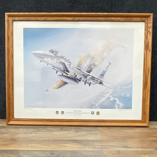 Framed Signed Paul R Jones Tazz Best Print